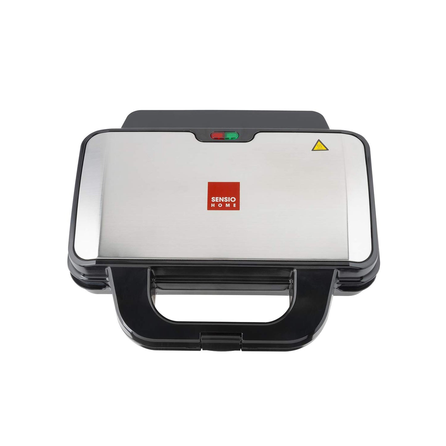 Global Gourmet 4-Slice Deep Fill Sandwich Toaster – Non-Stick Plates, 900W, Silver & Black