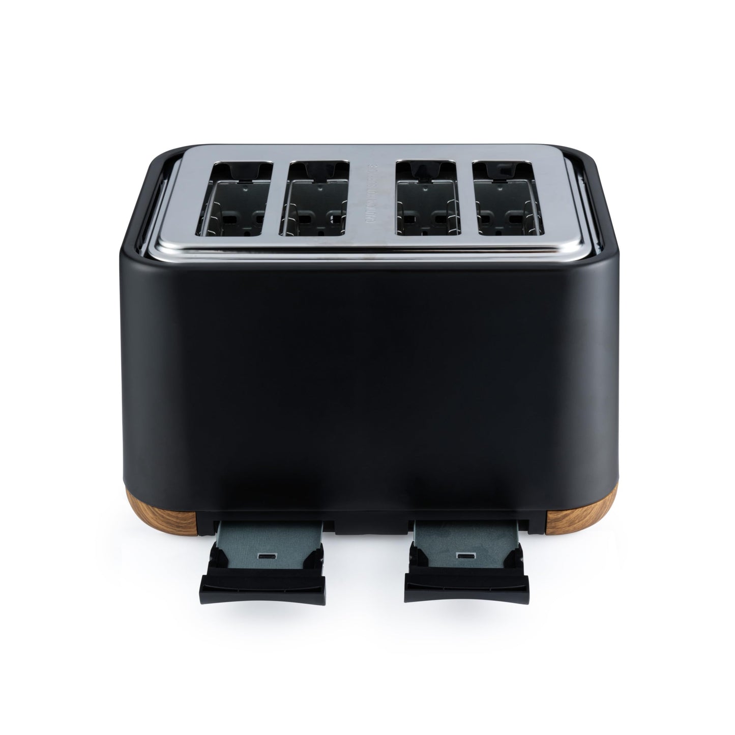 Salter Toronto 4-Slice Toaster – Wide Slots, 6 Browning Levels, High-Lift, Wood Effect & Black