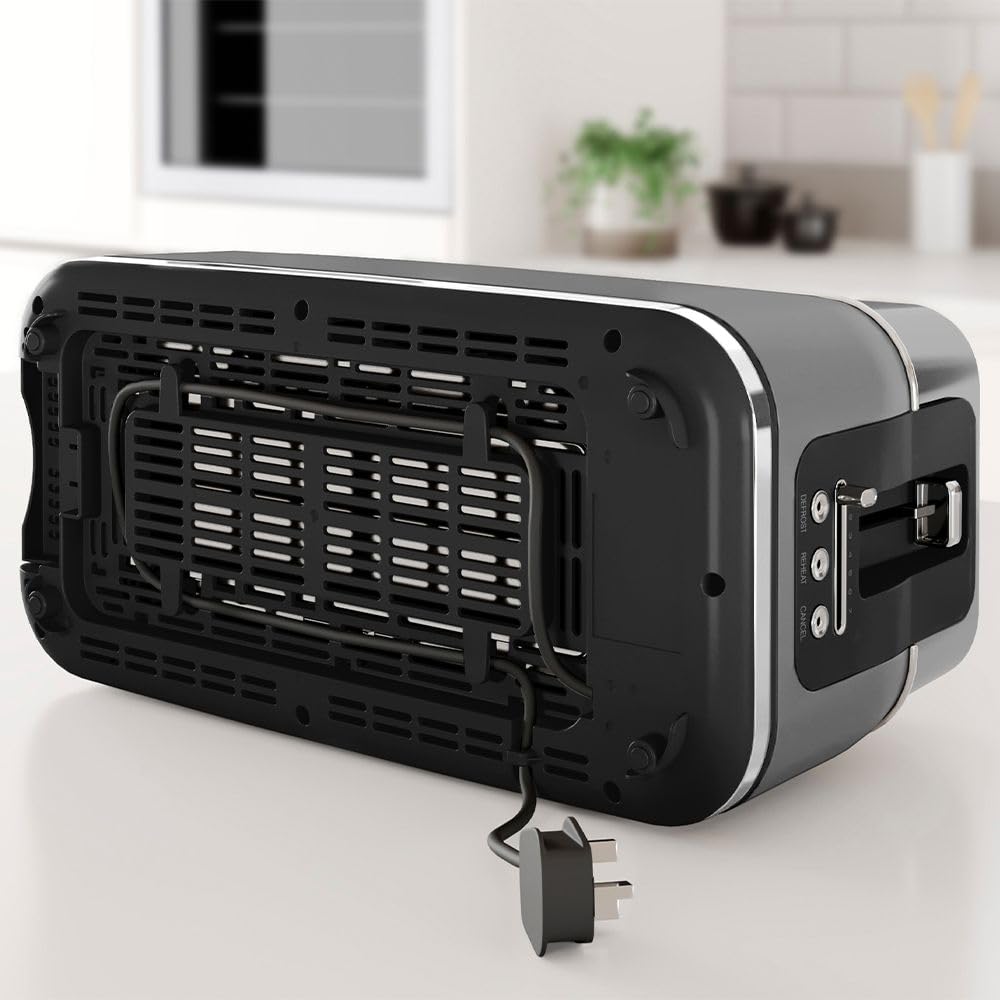 Morphy Richards Signature 4-Slice Toaster – Long Slots, Grey