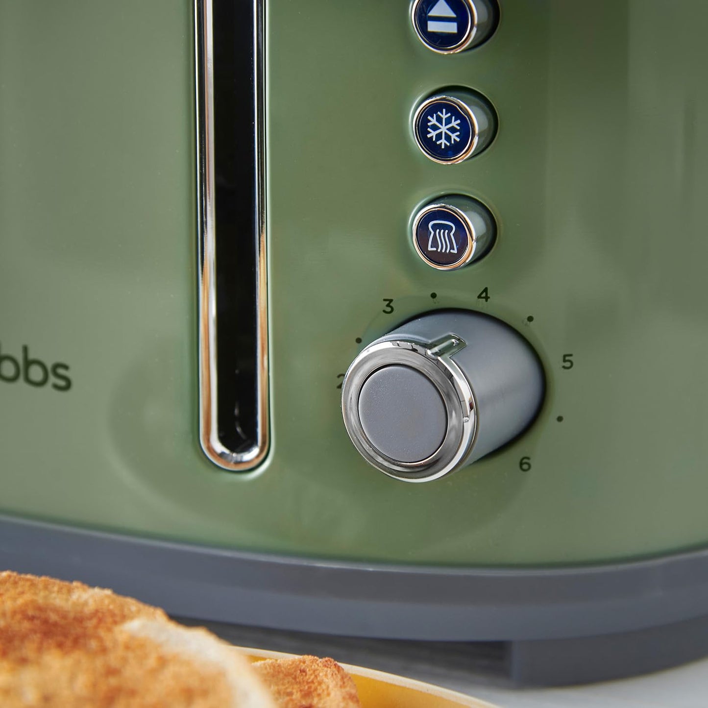 Russell Hobbs 4-Slice Toaster – Extra-Wide Slots, Sage