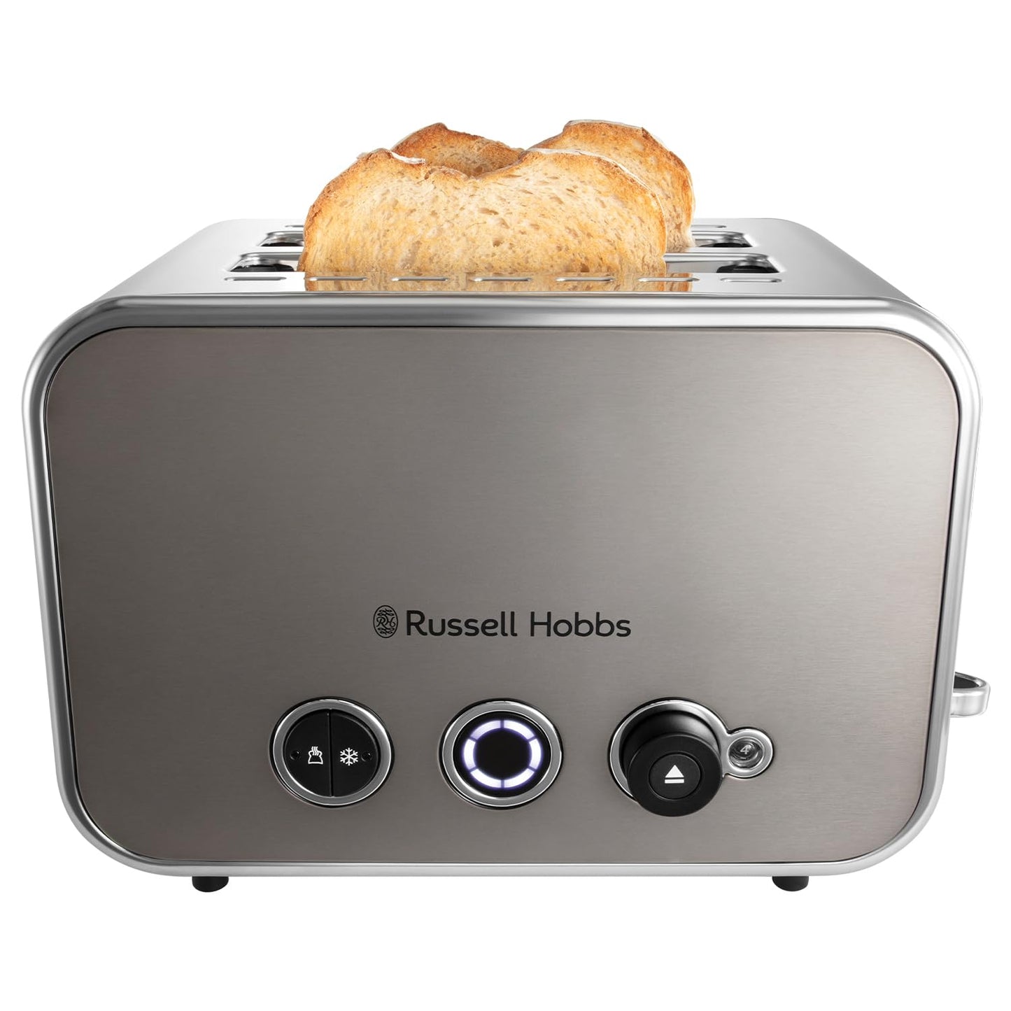 Russell Hobbs 2-Slice Distinctions Toaster – Extra-Wide Slots, Stainless Steel & Titanium