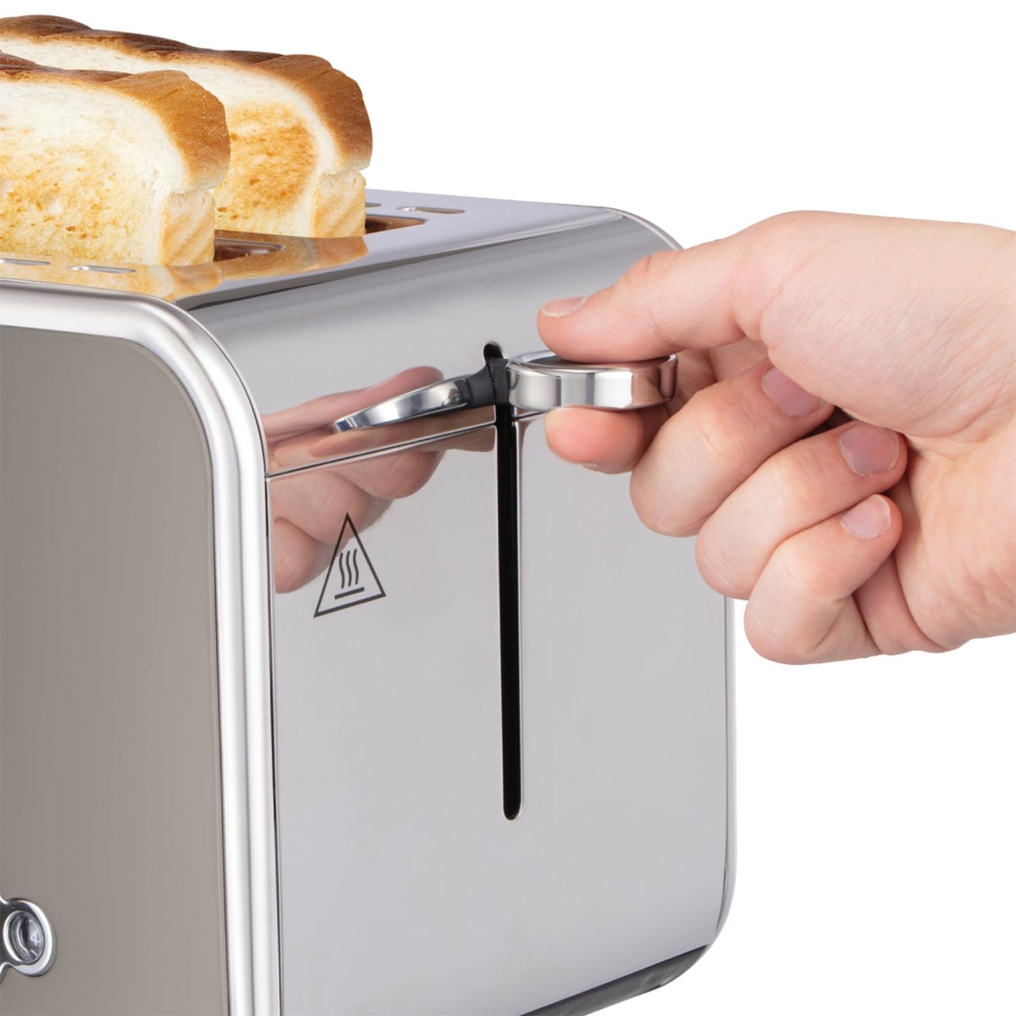 Russell Hobbs 2-Slice Distinctions Toaster – Extra-Wide Slots, Stainless Steel & Titanium