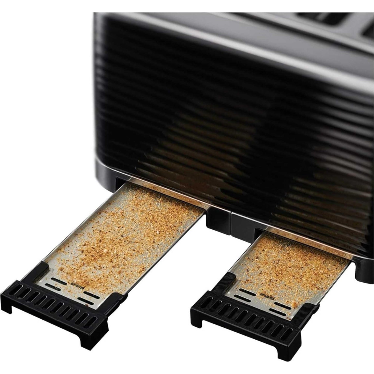 Russell Hobbs Inspire 4-Slice Toaster – Extra-Wide Slots, High-Lift, 6 Browning Levels, Black