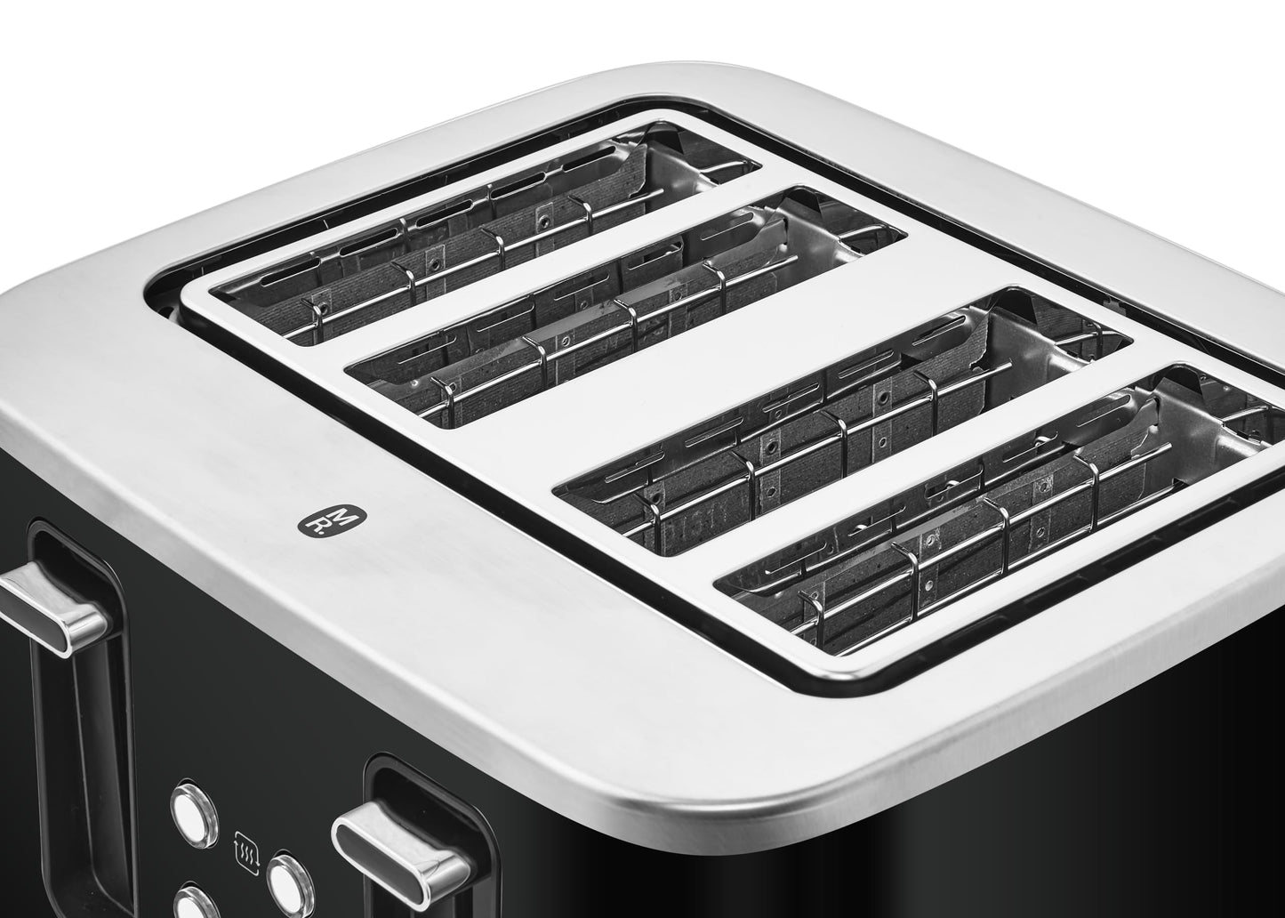 Morphy Richards Motive 4-Slice Toaster – Browning Controls, Reheat & Defrost, Black