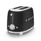 Smeg 2-Slice Toaster – Extra Wide Slots, 3 Preset Functions, 950W, Matte Black