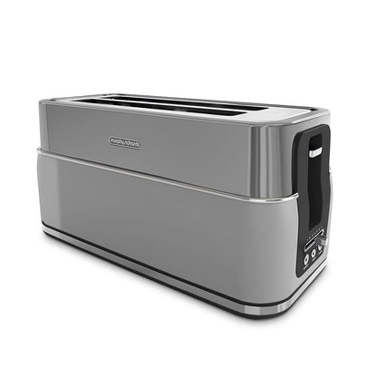 Morphy Richards Signature 4-Slice Toaster – Long Slots, Grey