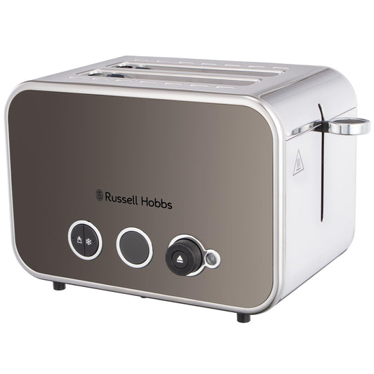 Russell Hobbs 2-Slice Distinctions Toaster – Extra-Wide Slots, Stainless Steel & Titanium