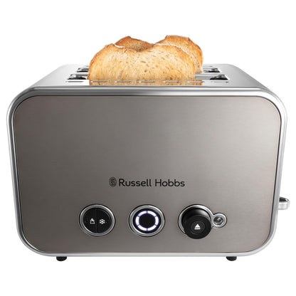 Russell Hobbs 2-Slice Distinctions Toaster – Extra-Wide Slots, Stainless Steel & Titanium