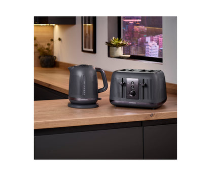 Kenwood Dusk 4-Slice Toaster – 5 Browning Levels, Defrost & Reheat, Slate Grey