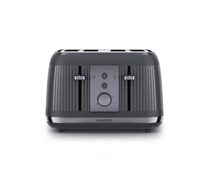 Kenwood Dusk 4-Slice Toaster – 5 Browning Levels, Defrost & Reheat, Slate Grey