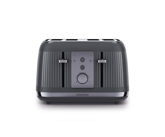 Kenwood Dusk 4-Slice Toaster – 5 Browning Levels, Defrost & Reheat, Slate Grey
