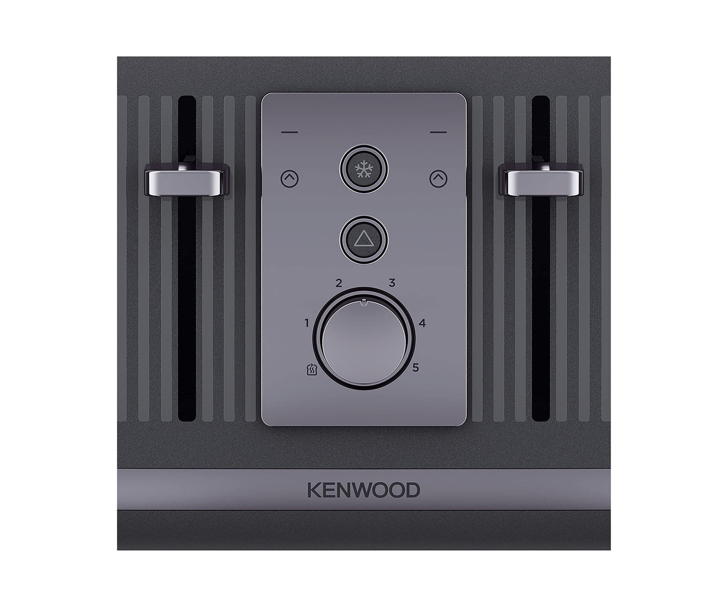 Kenwood Dusk 4-Slice Toaster – 5 Browning Levels, Defrost & Reheat, Slate Grey
