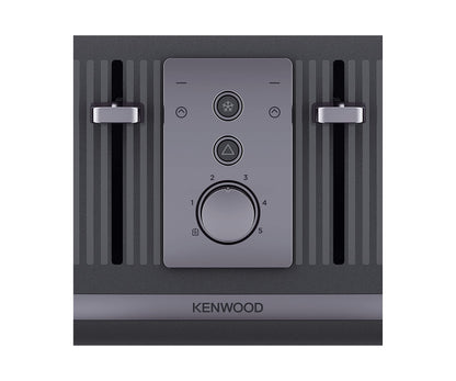 Kenwood Dusk 4-Slice Toaster – 5 Browning Levels, Defrost & Reheat, Slate Grey